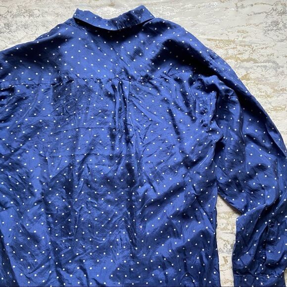 Santana Vintage 100% silk button down - Picture 7 of 11